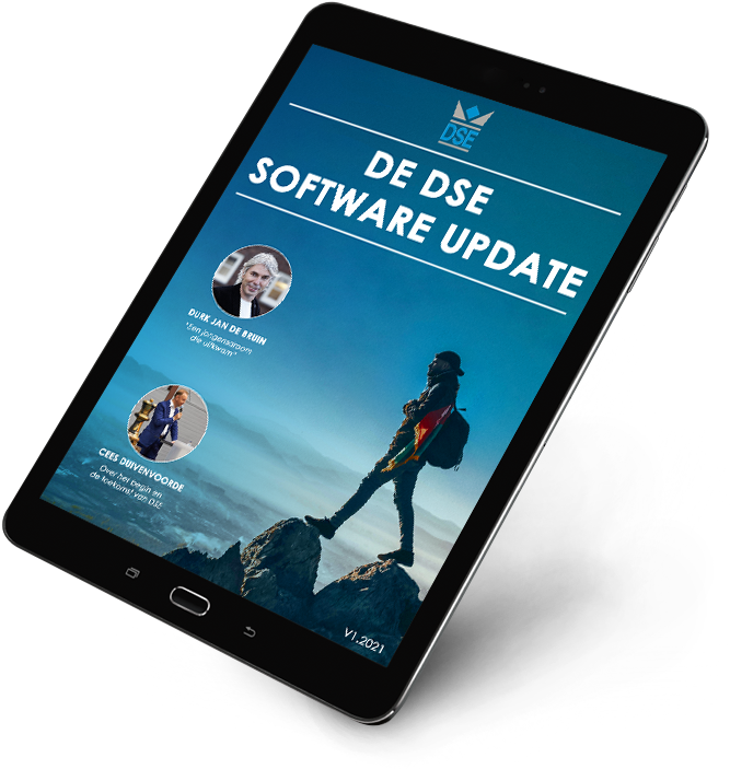 Tablet e-magazine De DSE Software Update Durk Jan de Bruin